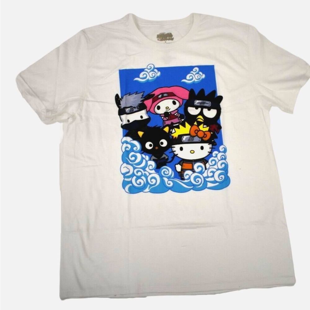 Hello Kitty Naruto Crossover T-Shirt